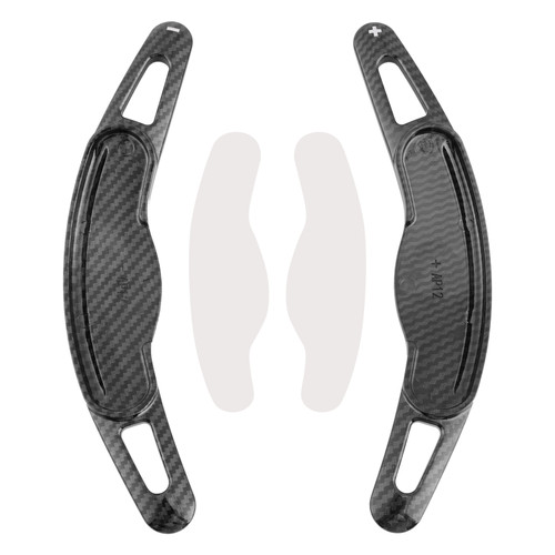 2015-2024 Mini Cooper F54 F55 F56 F57 F60 Steering Wheel Paddle Shifter Extension Carbon Fiber Black Look Generic