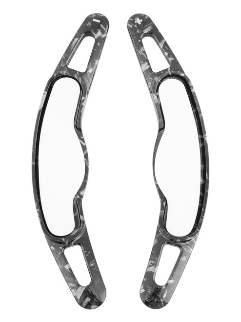 2015-2024 Mini Cooper F54 F55 F56 F57 F60 Steering Wheel Paddle Shifter Extension Black Forged Pattern Generic