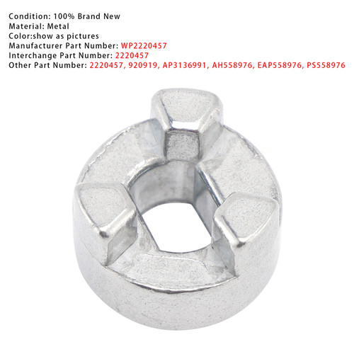 WP2220457 Refrigerator Ice Crusher Coupler