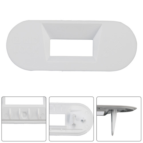 W11545554 Washer Lid Lock Bezel White