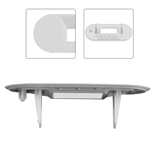 W11545554 Washer Lid Lock Bezel White