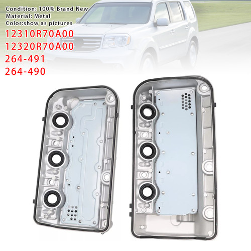 2010-2012 Honda Crosstour 3.5L V6 2PCS Engine Valve Cover 12310-R70-A00 Generic