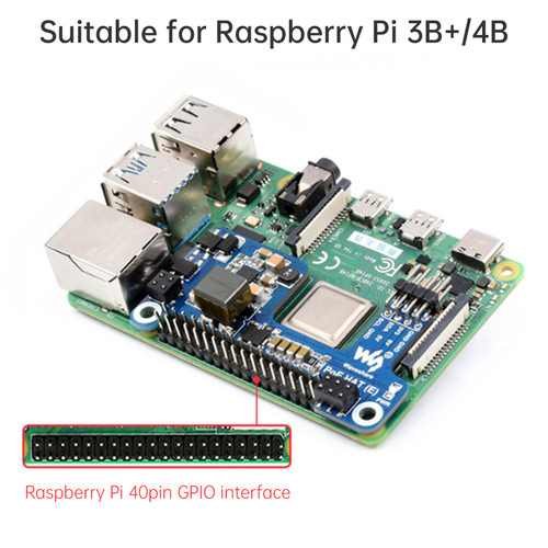 Raspberry Pi 4B/3B+ Ethernet Power Supply Expansion Board 802.3af Network