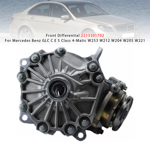 Mercedes Benz GLC C E S Class 4-Matic W253 W212 W204 W205 W221 Front Differential 2213301702 Generic