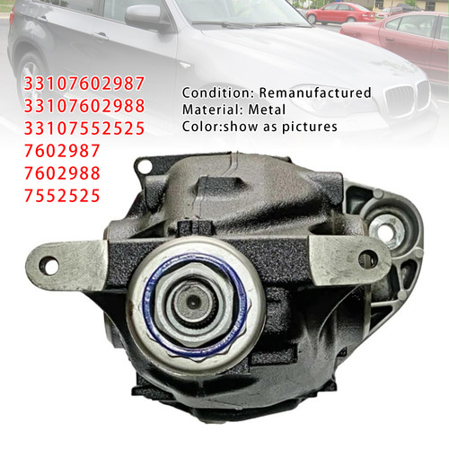 2007-2010 BMW X5 E70 3.0si GAS Rear Differential Assembly 4.44 Ratio 33107602987 Generic