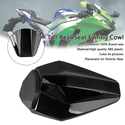 2016-2025 Kawasaki Ninja ZX-10R Tail Rear Seat Fairing Cowl Black Generic
