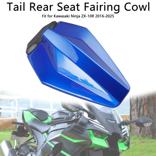 2016-2025 Kawasaki Ninja ZX-10R Tail Rear Seat Fairing Cowl Blue Generic