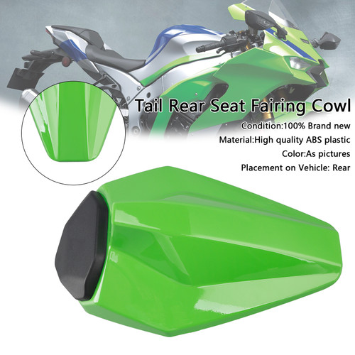 2016-2025 Kawasaki Ninja ZX-10R Tail Rear Seat Fairing Cowl Green Generic