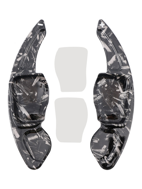 2009-2012 SEAT Leon Steering Wheel Paddle Shifter Extension Black Forged Pattern Generic 2009-2012 SEAT Leon Steering Wheel Paddle Shifter Extension Black Forged Pattern Generic