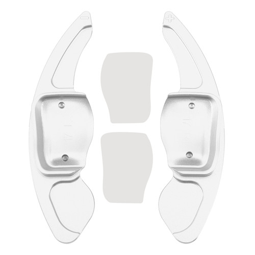 2009-2012 SEAT Leon Steering Wheel Paddle Shifter Extension Aluminium Silver Generic 2009-2012 SEAT Leon Steering Wheel Paddle Shifter Extension Aluminium Silver Generic