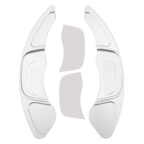 2016-2024 Volkswagen Variant R-Line Steering Wheel Paddle Shifter Extension Aluminium Silver Generic 2016-2024 Volkswagen Variant R-Line Steering Wheel Paddle Shifter Extension Aluminium Silver Generic