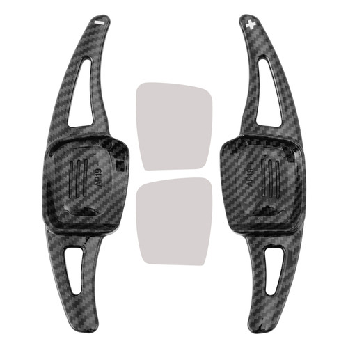 2018-2024 Volkswagen Passat Steering Wheel Paddle Shifter Extension Carbon Fiber Black Look Generic 2018-2024 Volkswagen Passat Steering Wheel Paddle Shifter Extension Carbon Fiber Black Look Generic