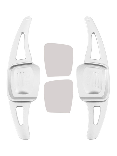 2018-2024 Volkswagen Passat Steering Wheel Paddle Shifter Extension Aluminium Silver Generic 2018-2024 Volkswagen Passat Steering Wheel Paddle Shifter Extension Aluminium Silver Generic