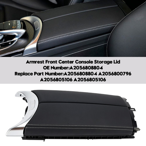 2017-2020 Mercedes-Benz GLC300 Armrest Front Center Console Storage Lid A2056808804 Generic