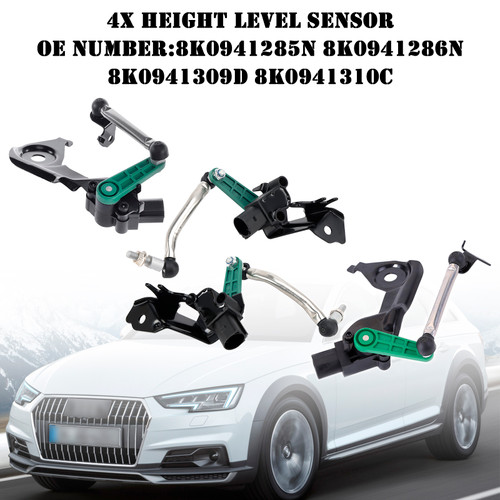 2007-2017 Audi A5 Front 4x Suspension Ride Height Sensor Front & Rear Left Right Generic 2007-2017 Audi A5 Front 4x Suspension Ride Height Sensor Front & Rear Left Right Generic