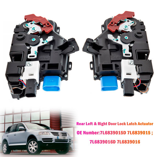 2005-2010 VW Touareg Rear Left & Right Door Lock Latch Actuator 7L6839015D 7L6839016D Generic