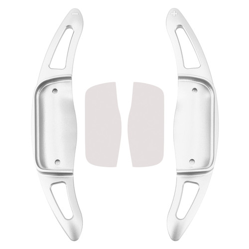 2018-2022 Toyota Camry Carbon Look Steering Wheel Paddle Shifter Extension Aluminium Silver Generic 2018-2022 Toyota Camry Carbon Look Steering Wheel Paddle Shifter Extension Aluminium Silver Generic