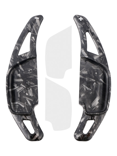 2015-2023 Toyota Hilux Steering Wheel Paddle Shifter Extension Black Forged Pattern Generic