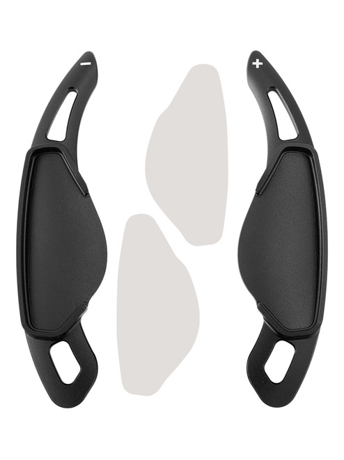 2016-2021 Discovery Sport Steering Wheel Paddle Shifter Extension Aluminium Black Generic