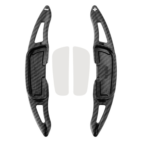 2014-2019 Mazda Axela Steering Wheel Paddle Shifter Extension Carbon Fiber Black Look Generic