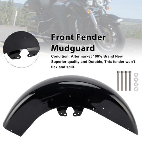 2015-2016 Harley-Davidson Electra Glide Ultra Classic Low-FLHTCUL Steel Front Fender Mudguard Generic