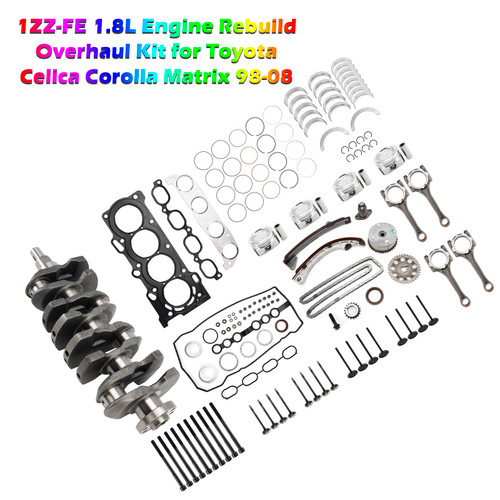 1998-2008 TOYOTA COROLLA 1.8L 1ZZ-FE 1.8L Engine Rebuild Overhaul Kit Generic