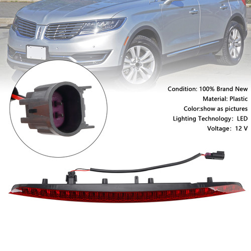 2016-2018 Lincoln MKX Rear High Mount Brake Light FA1Z-13A613-AB Generic
