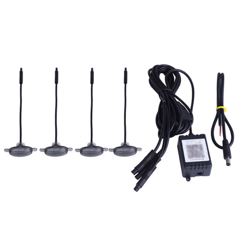 4Pcs Front Grille LED Lighting RGB With APP Controller For SUV off-road vehicles