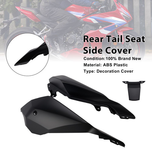 2024-2025 Honda CBR650R CB650R Rear Tail Seat Side Cover Black Generic 2024-2025 Honda CBR650R CB650R Rear Tail Seat Side Cover Black Generic