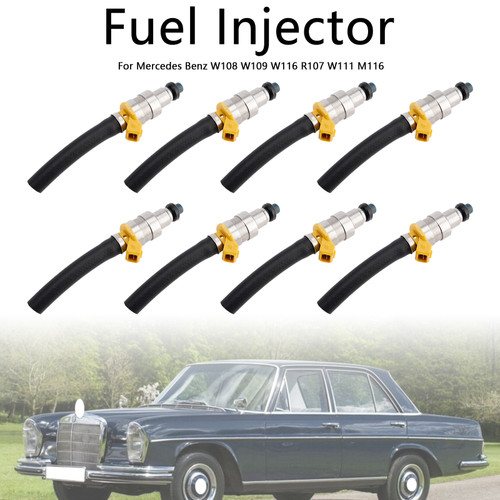 Mercedes Benz W108 W109 W116 R107 W111 M116 8X Fuel Injector A0000783123 Generic