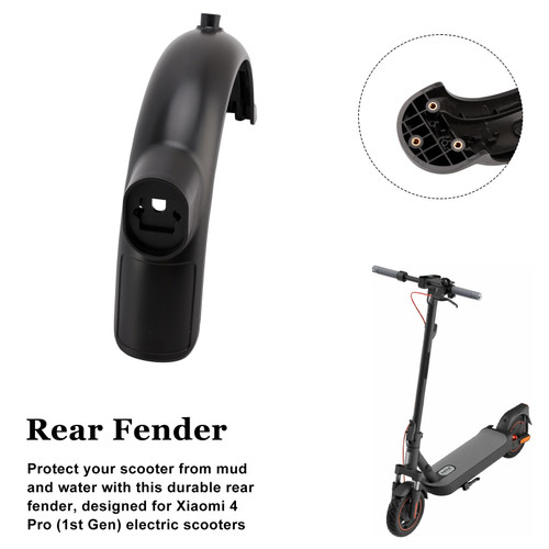 Rear Fenders Compatible with Xiaomi 4 Pro(1st Gen) E-Scooter Rear Fenders Compatible with Xiaomi 4 Pro(1st Gen) E-Scooter