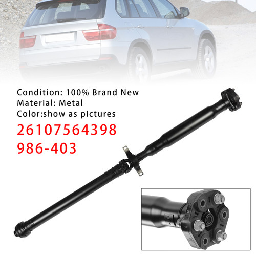 2006-2014 BMW X5 E70 X6 E71 E72 3.0 4.4 4.8 AWD Rear Driveshaft Prop Shaft Assembly 26107564398 Generic