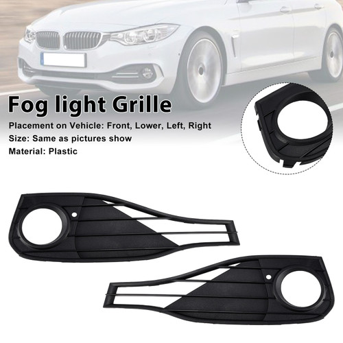 2014-2020 BMW 428i 430i 435i 440i 2* Fog light Grille (left+right) 51117294683 Generic