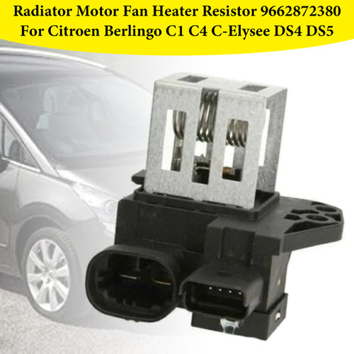 2001- Peugeot 108 3008 301 307 308 Radiator Motor Fan Heater Resistor 9662872380 Generic
