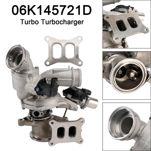2018-2020 Volkswagen Passat L4 2.0L Turbo Turbocharger 06K145721D Generic