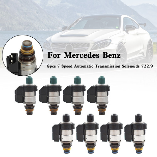 8pcs 722.9 Mercedes Benz 7 Speed Automatic Transmission Solenoids
