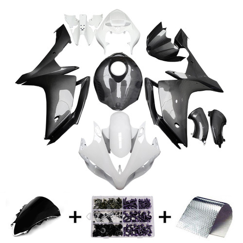 Yamaha YZFR1 YZF-R1 2007-2008 Fairing Kit Bodywork Plastic ABS Generic#147
