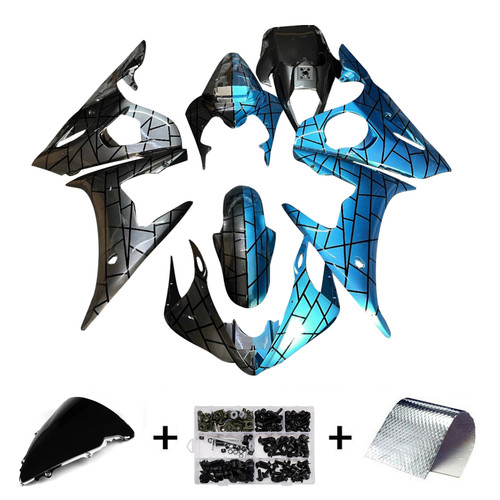 Yamaha YZF-R6 2003-2004 R6S 2006-2009 Fairing Kit Bodywork Plastic ABS Generic#173