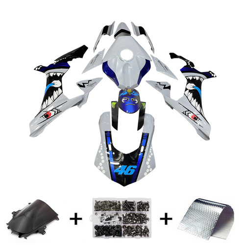Yamaha YZFR1 YZF-R1 2015-2019 Fairing Kit Bodywork Plastic ABS Generic#182