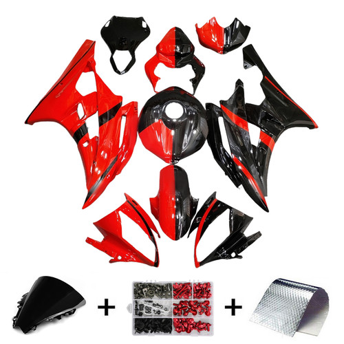 Yamaha YZFR6 YZF-R6 2006-2007 Fairing Kit Bodywork Plastic ABS Generic#212