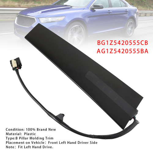2011-2019 Ford Taurus Front Driver Left B Pillar Molding Trim & Door Keyless Entry Pad BG1Z5420555CB AG1Z5420555BA Generic