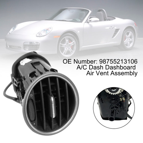 2005-2011 Porsche Boxster A/C Dash Dashboard Air Vent Assembly 98755213106 Generic