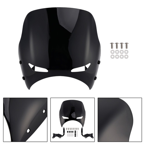 2019-2022 HONDA CB400 CB1300 SUPER FOUR Windshield WindScreen Black Generic