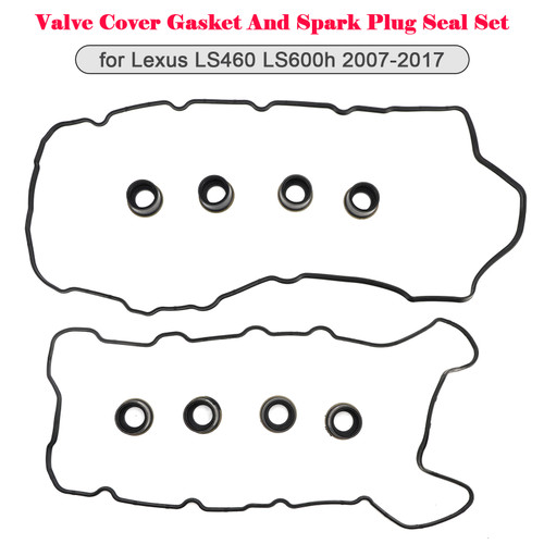 2007-2017 LEXUS LS460 / LS600h Valve Cover Gasket And Spark Plug Seal Set 11213-38030 Generic 2007-2017 LEXUS LS460 / LS600h Valve Cover Gasket And Spark Plug Seal Set 11213-38030 Generic