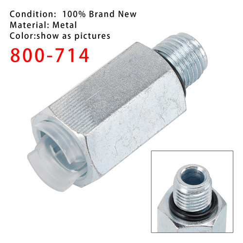 Select Jeep Models Transmission Line Connector-3/8In. OD Tube x 14mm-1.5 800-714 Generic