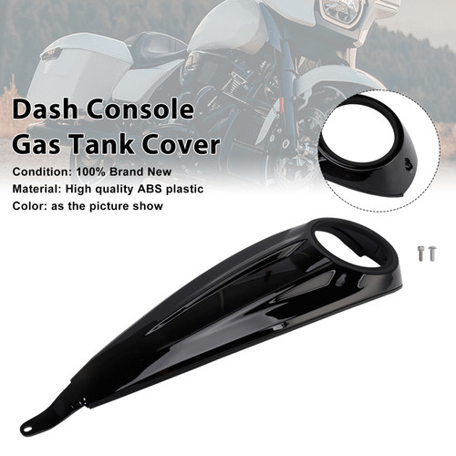 2023-2025 Harley Touring Road Glide / Street Glide Dash Console Gas Tank Cover Black Generic 2023-2025 Harley Touring Road Glide / Street Glide Dash Console Gas Tank Cover Black Generic