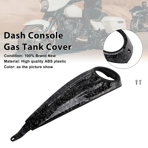 2023-2025 Harley Touring Road Glide / Street Glide Dash Console Gas Tank Cover Black Carbon Forge Generic 2023-2025 Harley Touring Road Glide / Street Glide Dash Console Gas Tank Cover Black Carbon Forge Generic