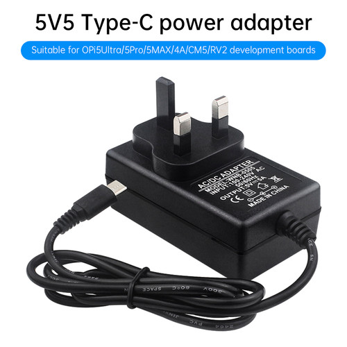 Orange Pi 5Pro Power Adapter Type-C 5V5A Power Supply OrangePi 5MAX/CM5 UK Plug Orange Pi 5Pro Power Adapter Type-C 5V5A Power Supply OrangePi 5MAX/CM5 UK Plug