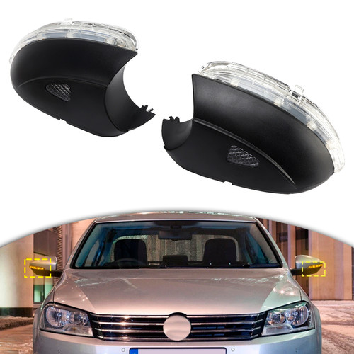 2010 -2014 Passat B7 Saloon+Estate LED Door Wing Mirror Indicator Signal Light Left+Right Side 3C8949101 3C8949102 Generic
