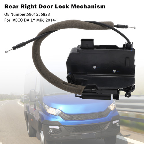 2014- IVECO DAILY MK6 Rear Right Door Lock Mechanism 5801556828 Generic